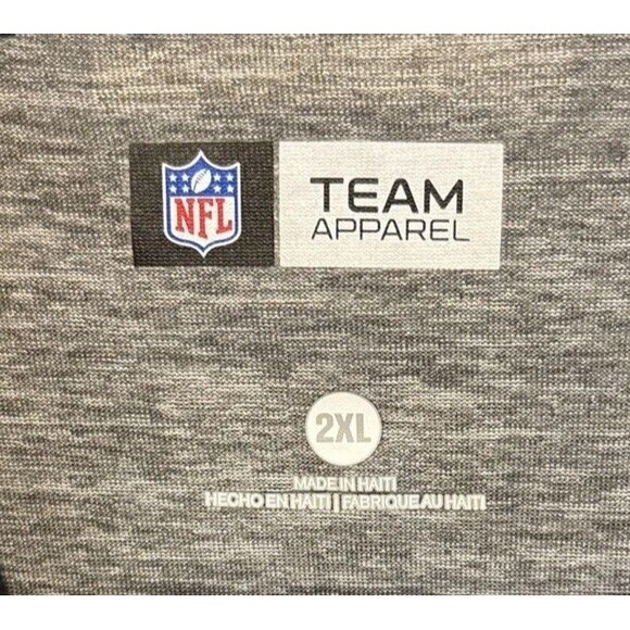 Baltimore Ravens NFL Team Apparel TX3 Cool Shirt Men’s 2XL Light Gray & Purple - Picture 3 of 14